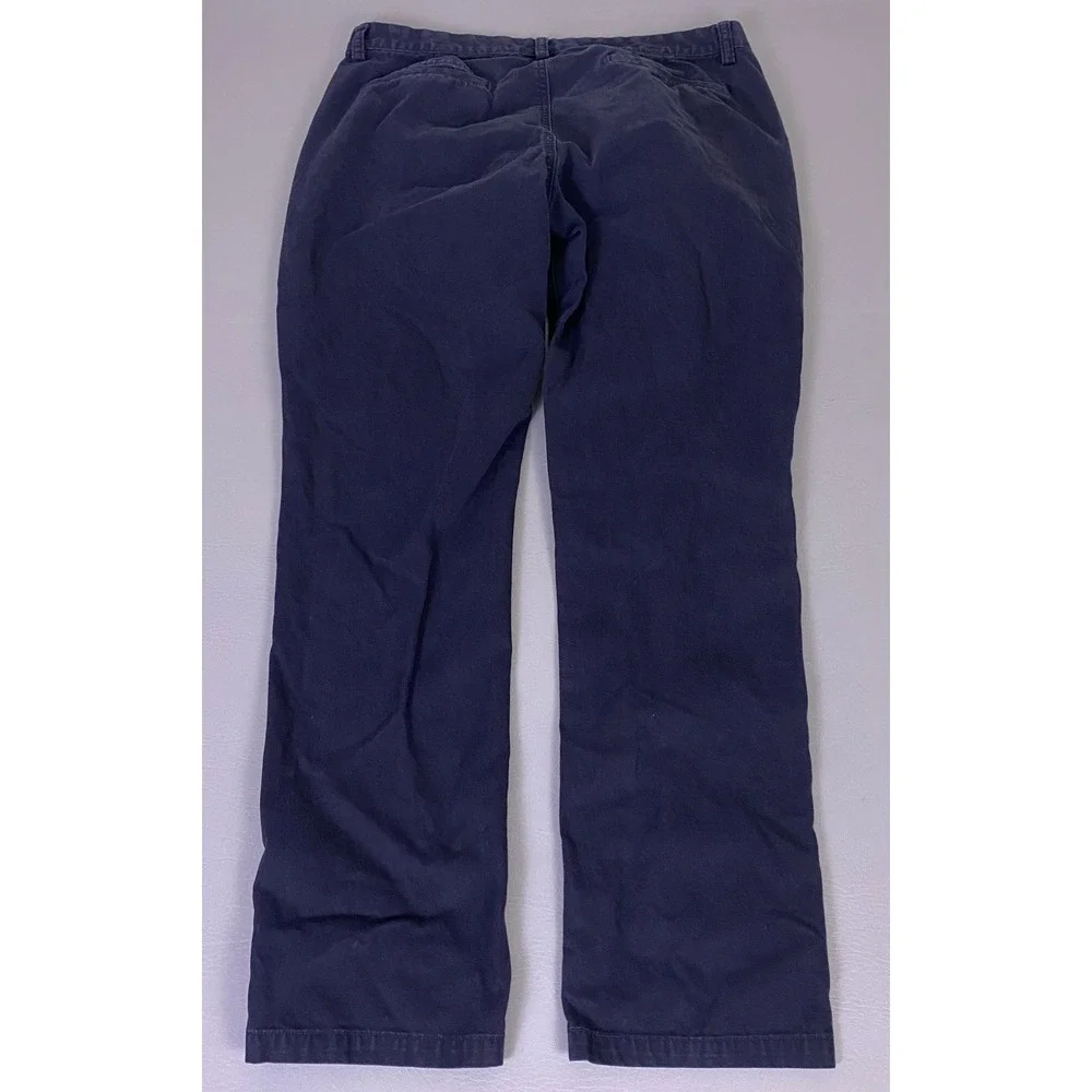 Old Navy Pants Men's Size 34x32 Black Chino‎ Flat Front Straight Leg 100% Cotton
